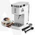 Regency Espresso Coffee Maker, Adjustable Pressure up to 20 Bars, Cappuccino Coffee Maker with Adjustable Foaming Milk Frother Wand for Steam Espresso, 1.2L Removable Water Tank, 1350W, White